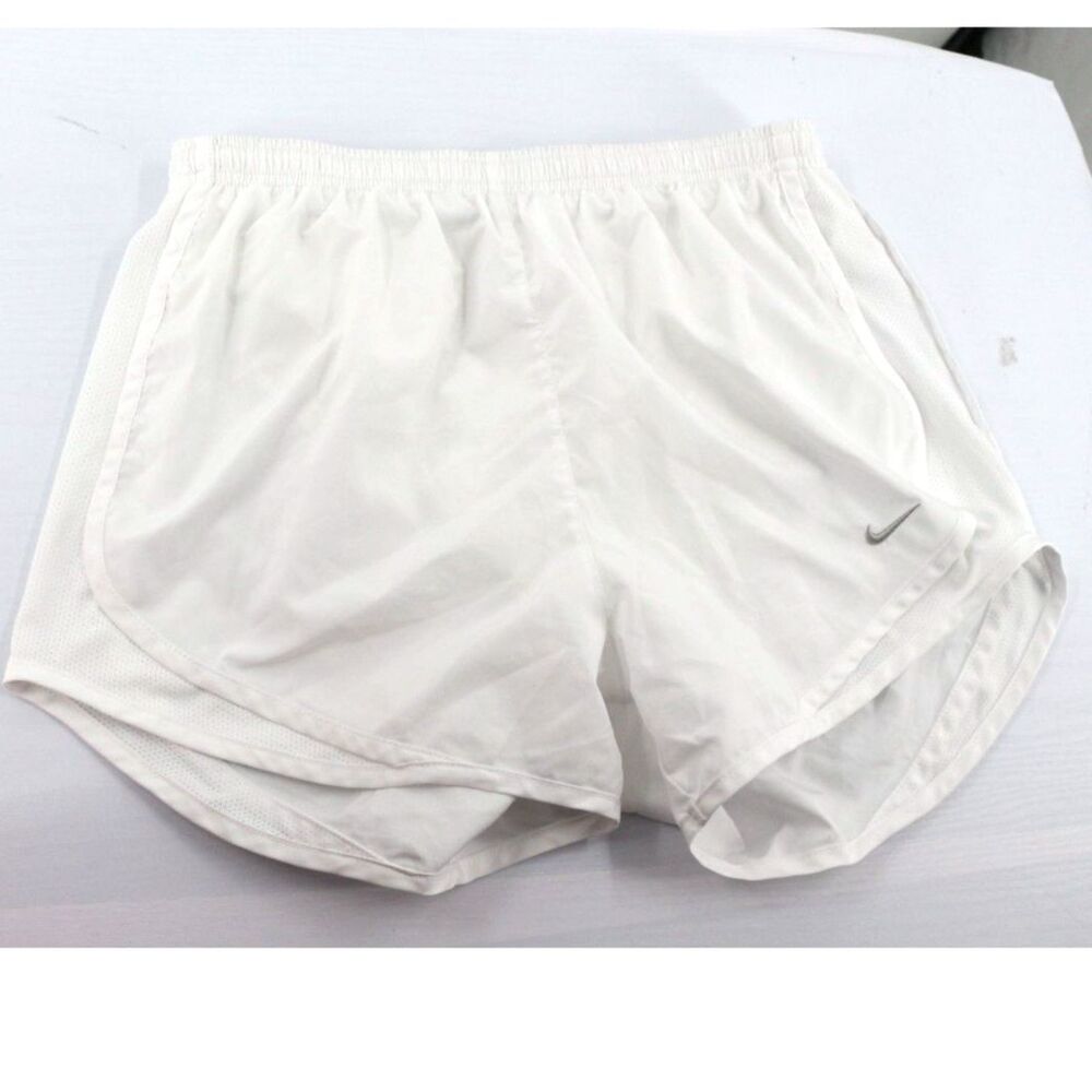 Nike Womens Running Shorts White Size Small Breathable Athletic